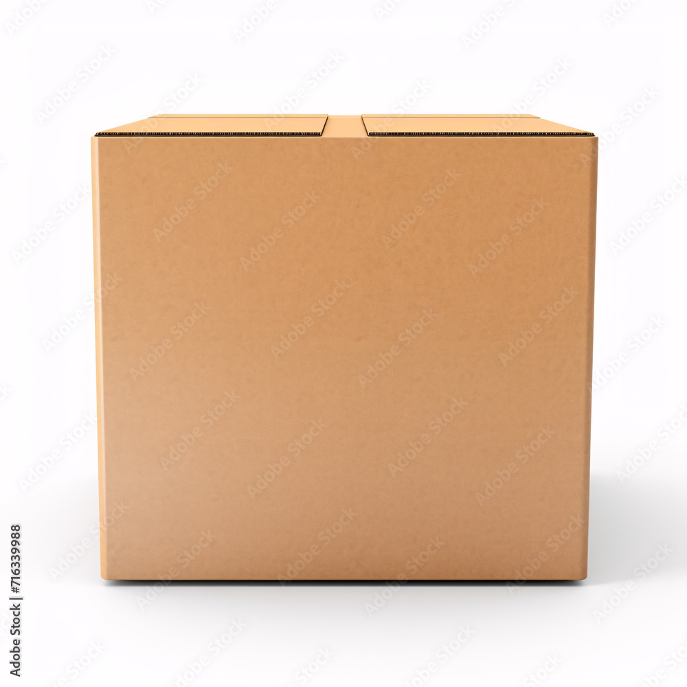 box isolated on a white background box isolated on a white background
