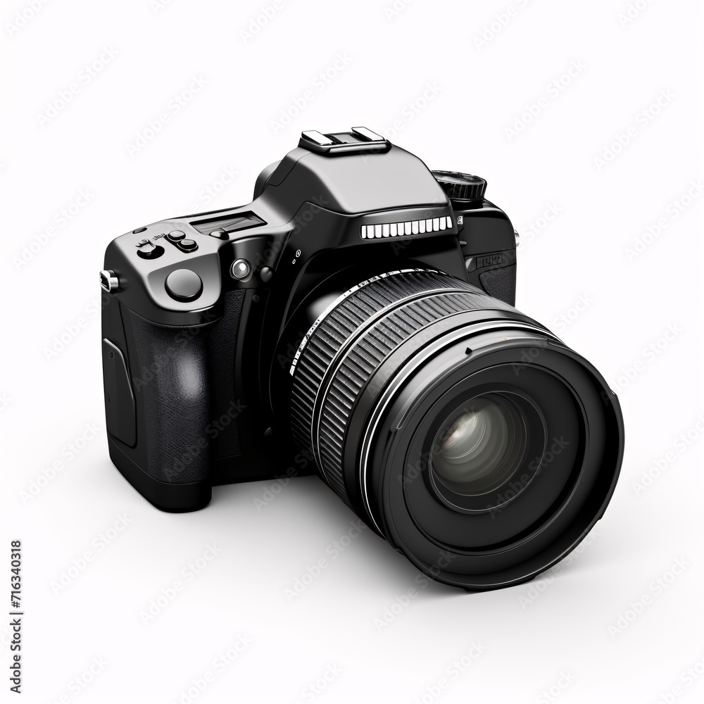 camera isolated on a white background