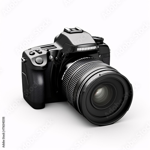 camera isolated on a white background