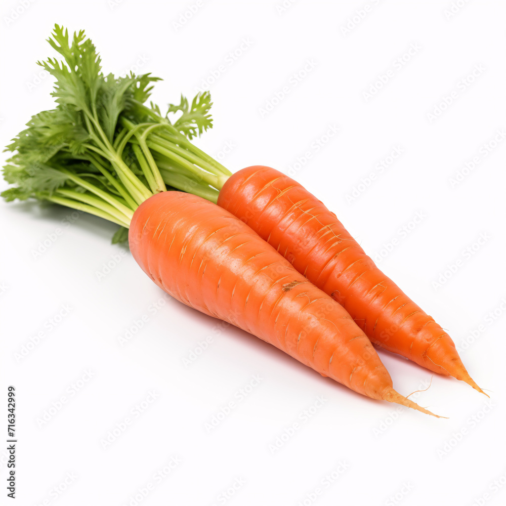 carrot isolated on a white background carrot isolated on a white background