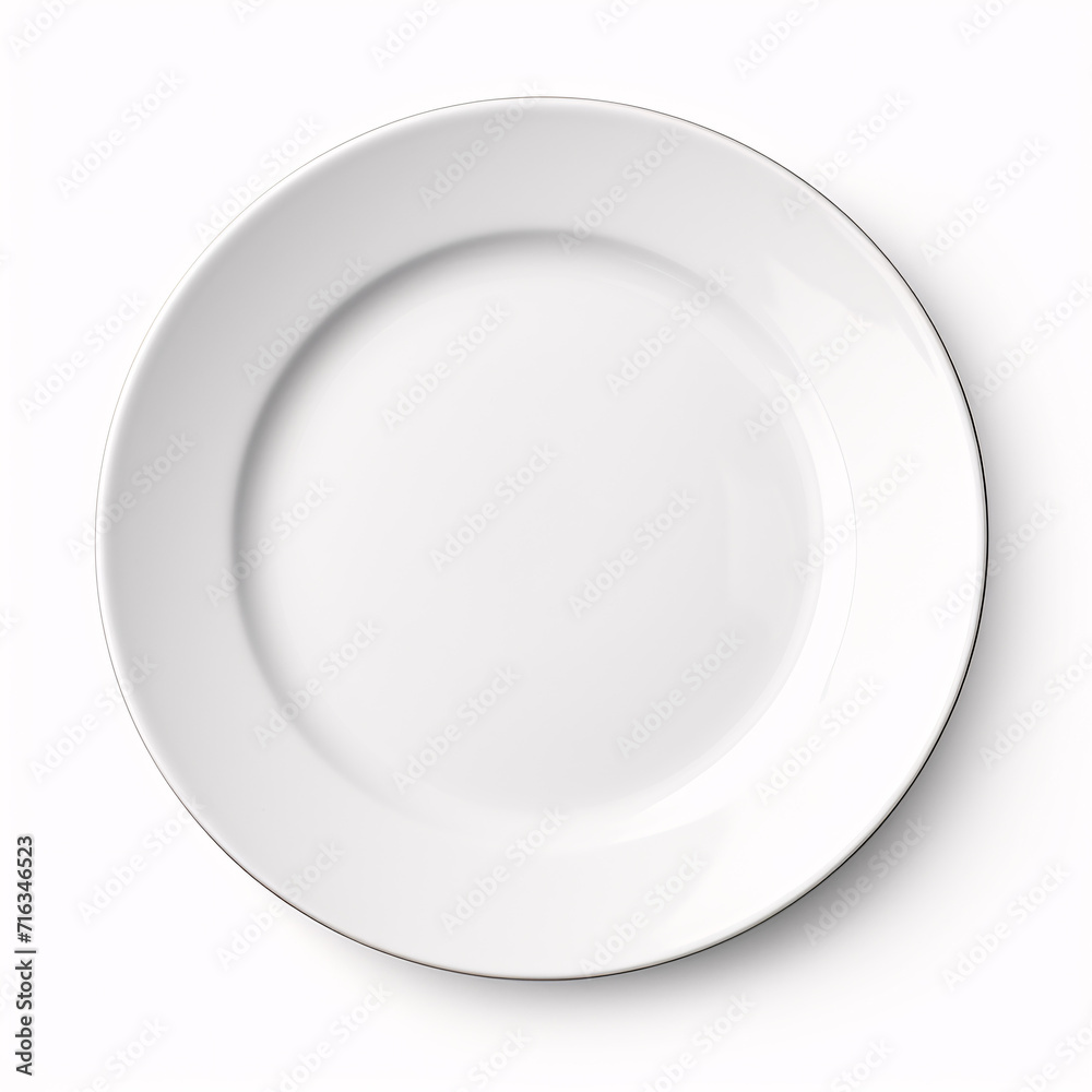 plate isolated on a white background