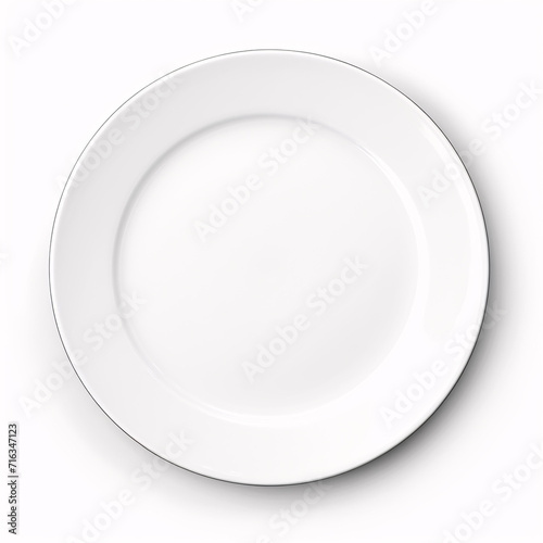 plate isolated on a white background