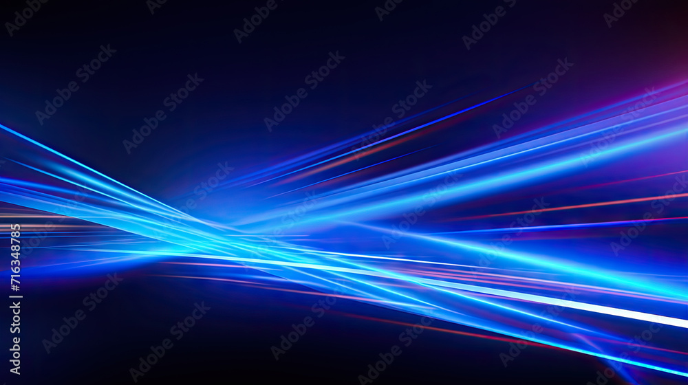 blue background, light ray, stripe line with blue light, speed motion background. Vector design abstract, science, futuristic, energy, modern digital technology concept for wallpaper, banner backgroun