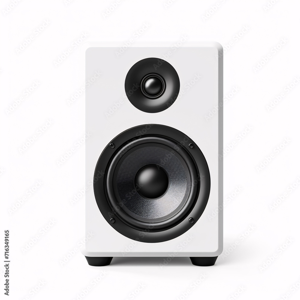 speaker isolated on a white background speaker isolated on a white background