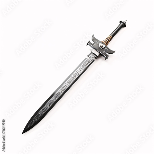 sword isolated on a white background