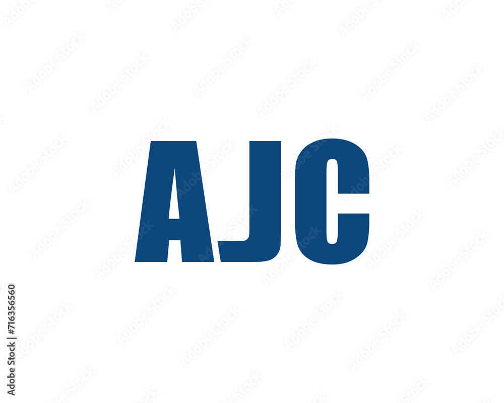 AJC Logo design vector template AJC Logo design vector template