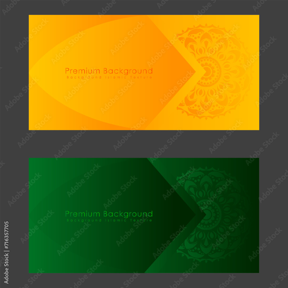Luxurious Colored Ornamental Background. Islamic background with textured Decorative mandala Pattern