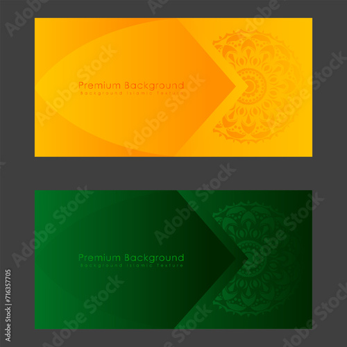 Luxurious Colored Ornamental Background. Islamic background with textured Decorative mandala Pattern