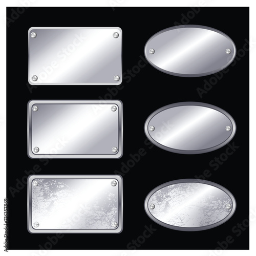 Silver Labels - Nameplates