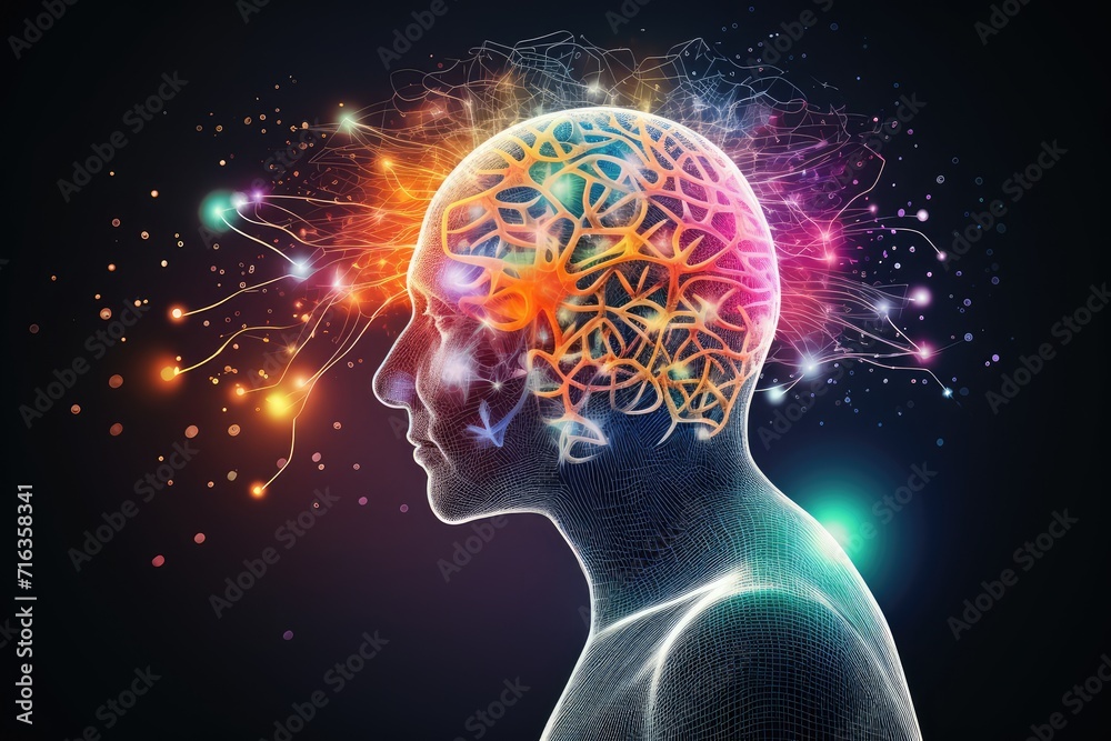 Neuronal learning, 3d neurons forge new connections, strengthening the brain's cognitive abilities, Neurons in the brain act as messengers, brain's neurons fire in synchrony, deep concentration focus Neuronal learning, 3d neurons forge new connections, strengthening the brain's cognitive abilities, Neurons in the brain act as messengers, brain's neurons fire in synchrony, deep concentration focus