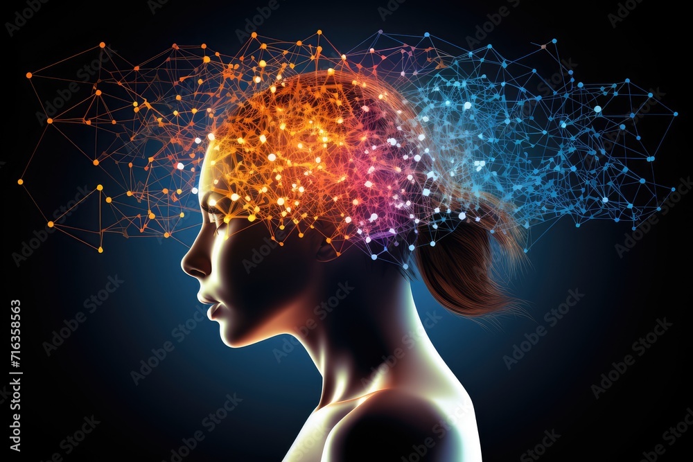 Neuronal learning, 3d neurons forge new connections, strengthening the brain's cognitive abilities, Neurons in the brain act as messengers, brain's neurons fire in synchrony, deep concentration focus Neuronal learning, 3d neurons forge new connections, strengthening the brain's cognitive abilities, Neurons in the brain act as messengers, brain's neurons fire in synchrony, deep concentration focus
