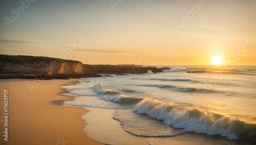 sunset on the beach © ART Forge