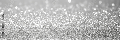 silver glitter shiny texture background	 photo