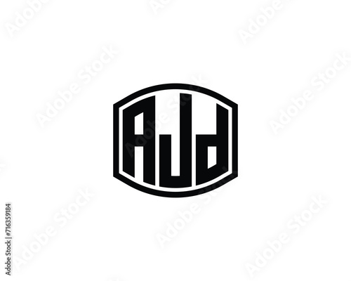 AJD Logo design vector template