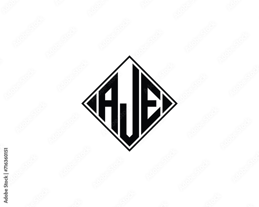 AJE Logo design vector template AJE Logo design vector template