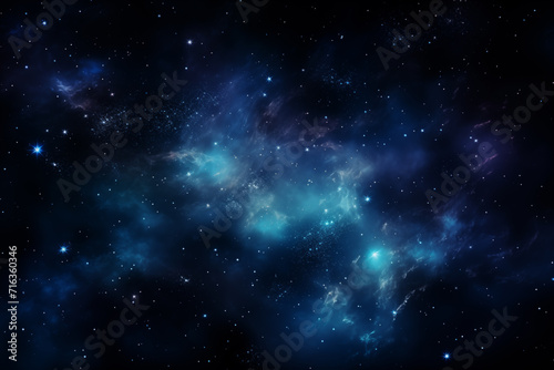 Abstract cosmos background. Space dark background with fragment of our galaxy