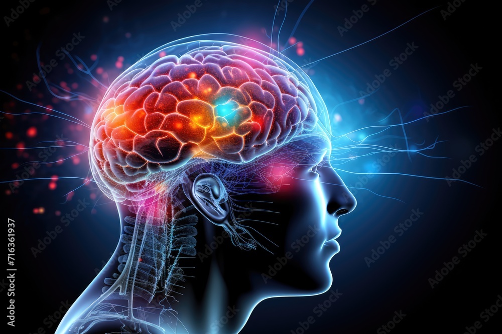 Brain puzzle, jigsaw: Occipital bone childhood disorder study. Brainwave convergence iridescent cognitive flux. Head imaging intellectual advancement detecting dementia, cognitive brain challenges Brain puzzle, jigsaw: Occipital bone childhood disorder study. Brainwave convergence iridescent cognitive flux. Head imaging intellectual advancement detecting dementia, cognitive brain challenges