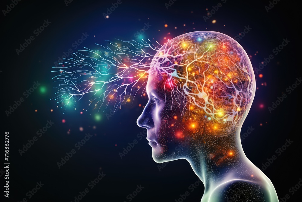 Brain puzzle, jigsaw: Occipital bone childhood disorder study. Brainwave convergence iridescent cognitive flux. Head imaging intellectual advancement detecting dementia, cognitive brain challenges Brain puzzle, jigsaw: Occipital bone childhood disorder study. Brainwave convergence iridescent cognitive flux. Head imaging intellectual advancement detecting dementia, cognitive brain challenges