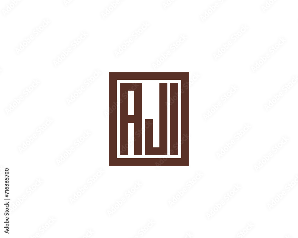 AJI logo design vector template AJI logo design vector template