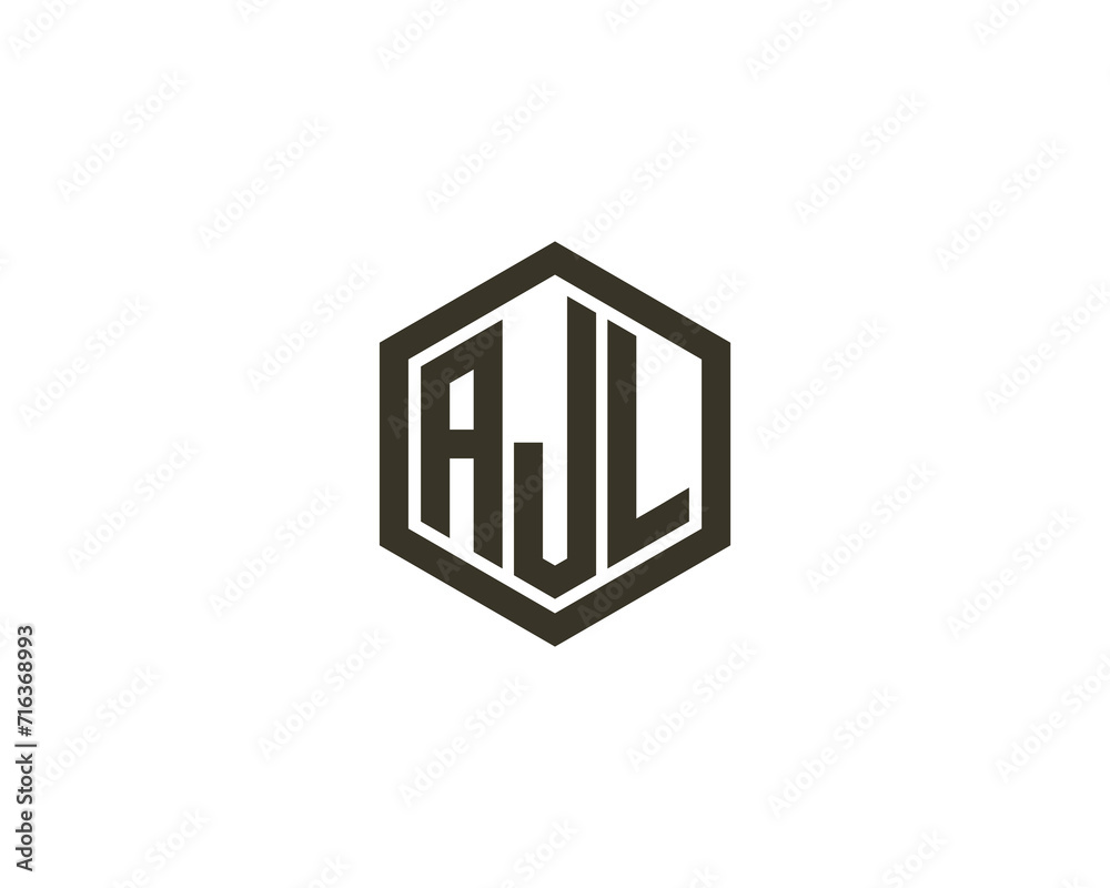 AJL Logo design vector template AJL Logo design vector template