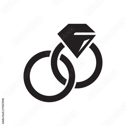 Wedding engagement icon