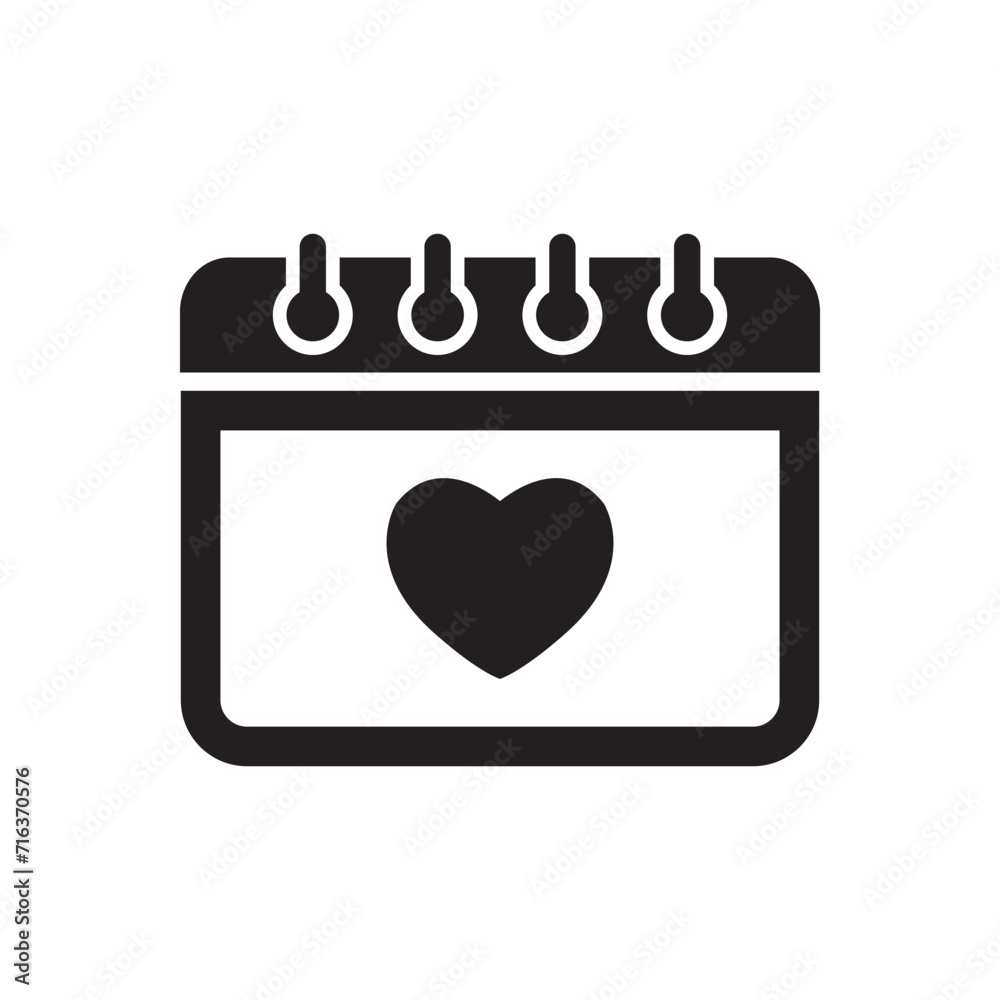 Dating date schedule icon Dating date schedule icon
