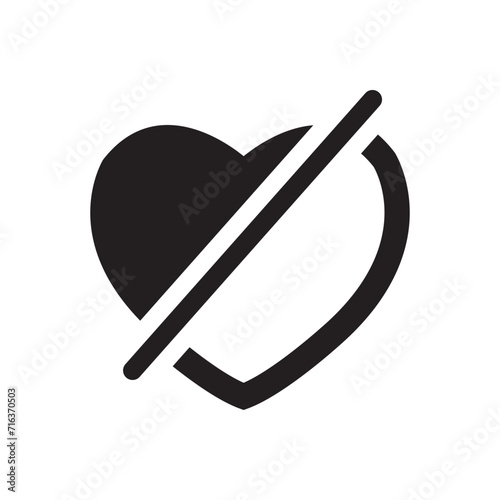 No love icon