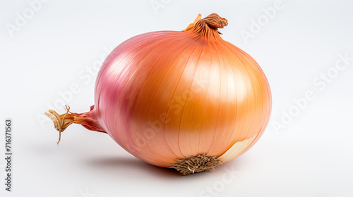 Wallpaper Mural fresh onions against a clean white backdrop, emphasizing their layered texture and robust culinary essence. A minimalist and elegant visual, perfect for culinary or artistic use Torontodigital.ca