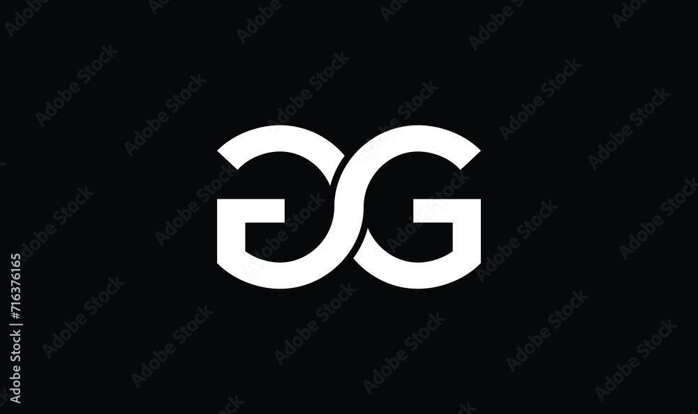 G g letter business modern company logo icon, double g letter wordmark G g letter business modern company logo icon, double g letter wordmark