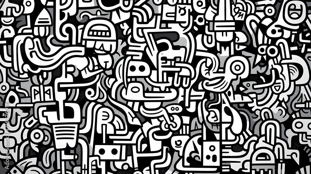 Cute graffiti art abstract background poster web page PPT, art background Cute graffiti art abstract background poster web page PPT, art background