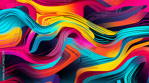 Abstract seamless doodle background, artistic background