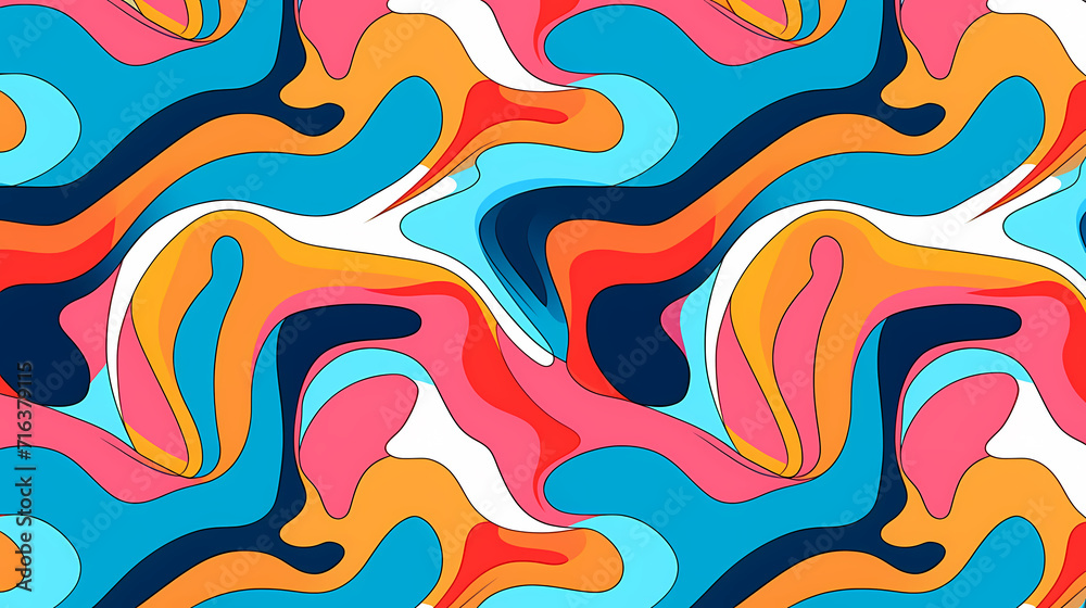 Abstract seamless doodle background, artistic background Abstract seamless doodle background, artistic background