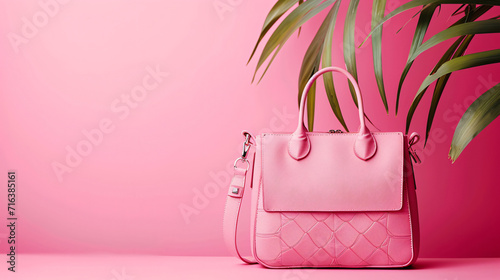 Pastel colored womens hand bag