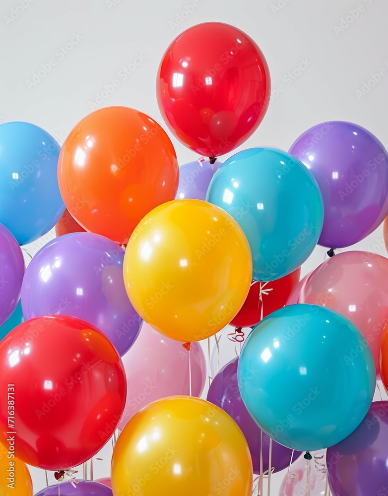 Balloon background. Generative AI technology.
Balloon background. Generative AI technology.