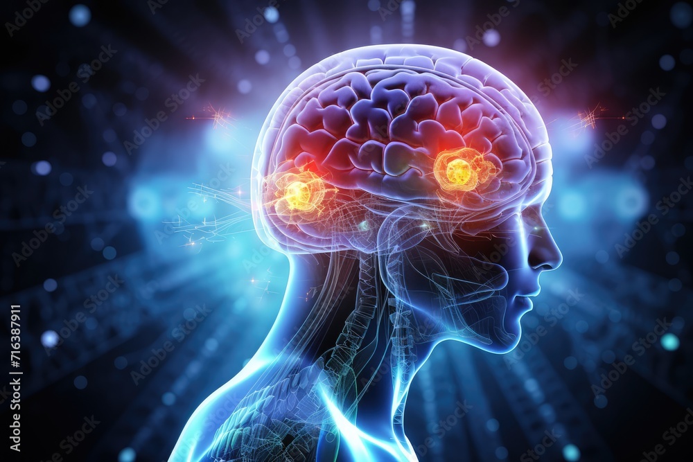 Receptive Brain Brain, communication: Broca's area vital. Neurotransmitter, receptor ...