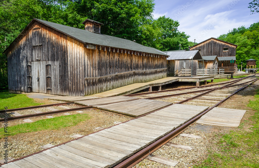 Pennsylvania Lumber Museum, near Galeton, Potter County, Pennsylvania in the United States Pennsylvania Lumber Museum, near Galeton, Potter County, Pennsylvania in the United States