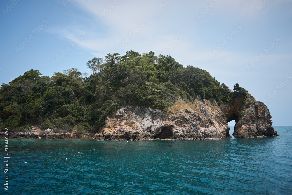 Naklejka premium tropical island