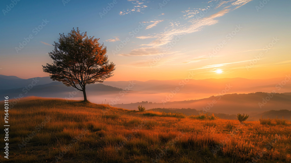 A beautiful morning paysage of the naure A beautiful morning paysage of the naure