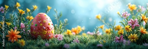 Easter Holiday Greeting Card Background Cute, Banner Image For Website, Background, Desktop Wallpaper