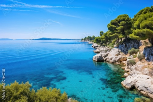 Discovering the Beauty of Adriatic Coastline  Clear Turquoise Waters of Veli and Mali Losinj Bay 