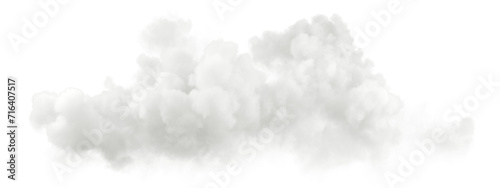 Realistic steam clouds tranquil clipart isolate backgrounds 3d rendering png