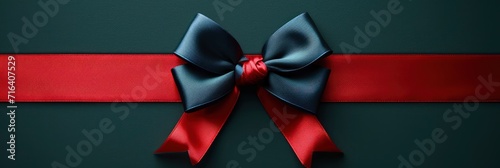 Gift Box Ribbon Bow On Colored, Banner Image For Website, Background, Desktop Wallpaper
