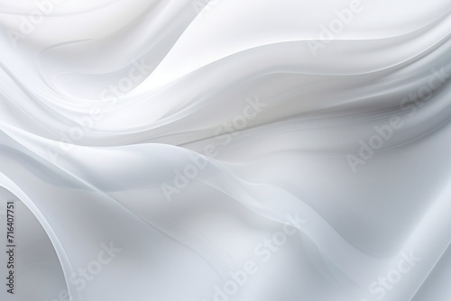 White abstract background with smooth lines 