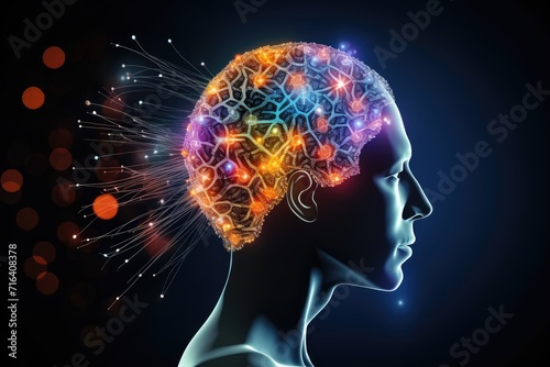 Brain neuron, creativity colorful canvas of cognition. Axon attraction navigate neural imaginarium, fostering originality. Amidst higher order thinking, cultural nuances neuroscience, PET metabotropic