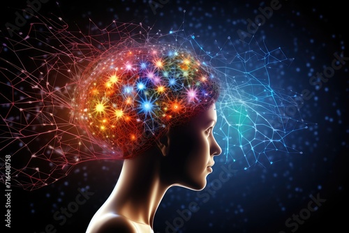 Brain neuron  creativity colorful canvas of cognition. Axon attraction navigate neural imaginarium  fostering originality. Amidst higher order thinking  cultural nuances neuroscience  PET metabotropic