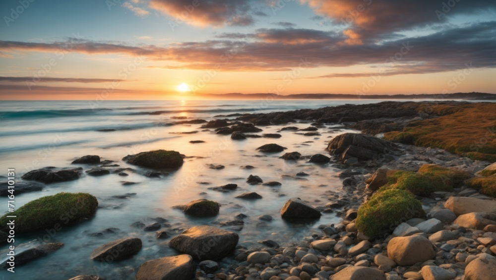 Capturing Serenity: Coastal Tranquility at Sunrise