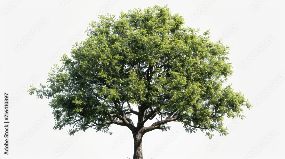 A single tree standing in the middle of a vast field. Perfect for nature and landscape themes