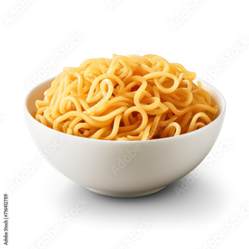 A bowl of noodles,  on transparency background PNG