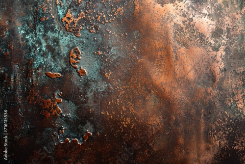 Close up of a rusted metal surface. Can be used to depict decay, vintage aesthetics, or industrial themes