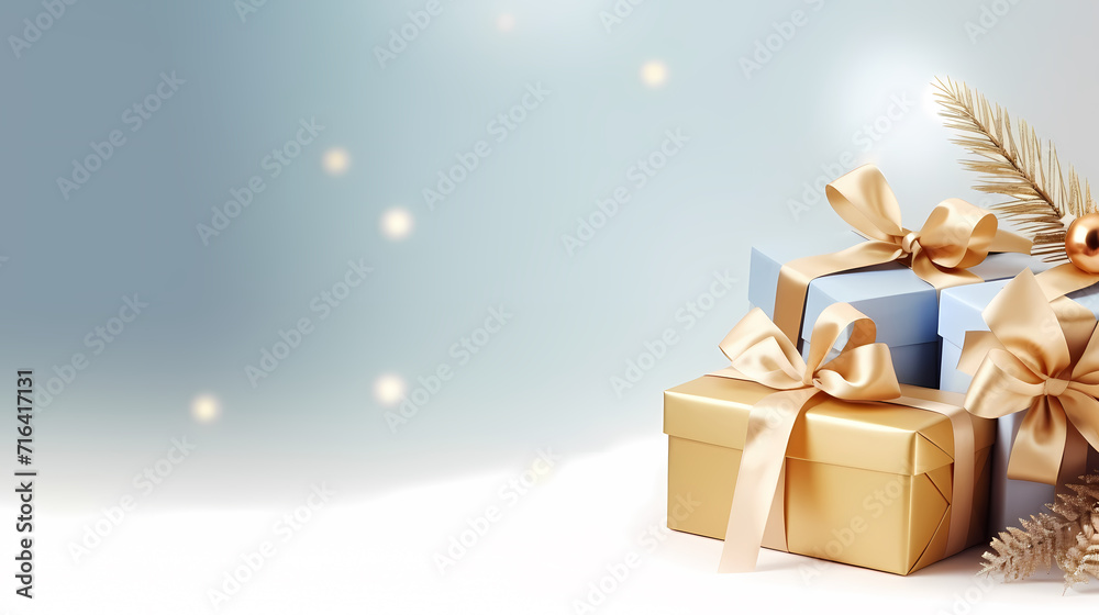 Gift box background with copy space for Christmas gifts, holidays or birthdays Gift box background with copy space for Christmas gifts, holidays or birthdays